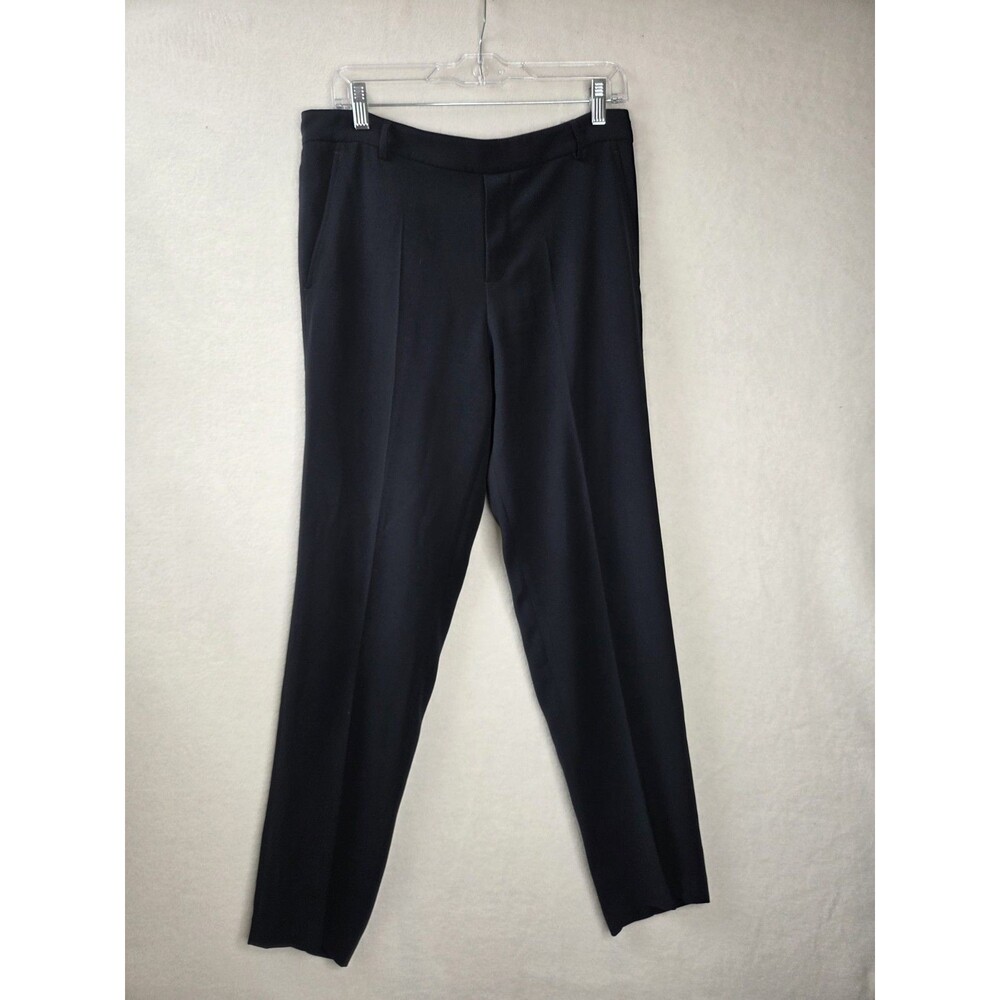 Vince Women's Tapered Pull On Trouser Pants in Dark Tide (Navy) Size 12 Pockets